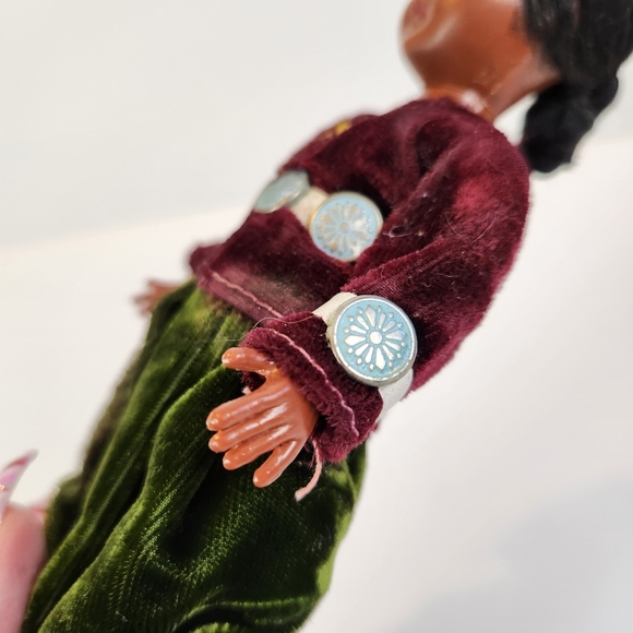 Vintage Native American Navajo Carlson Doll Woman Eyes Open Close First Nations - Picture 5 of 10